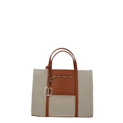 Shopping bag con zip esterna