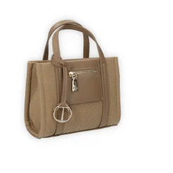 Shopping bag con zip esterna