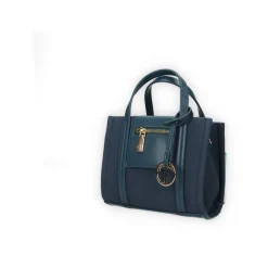 Shopping bag con zip esterna