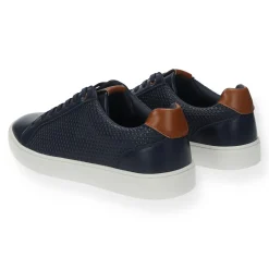 Sneakers con contrasto in tessuto