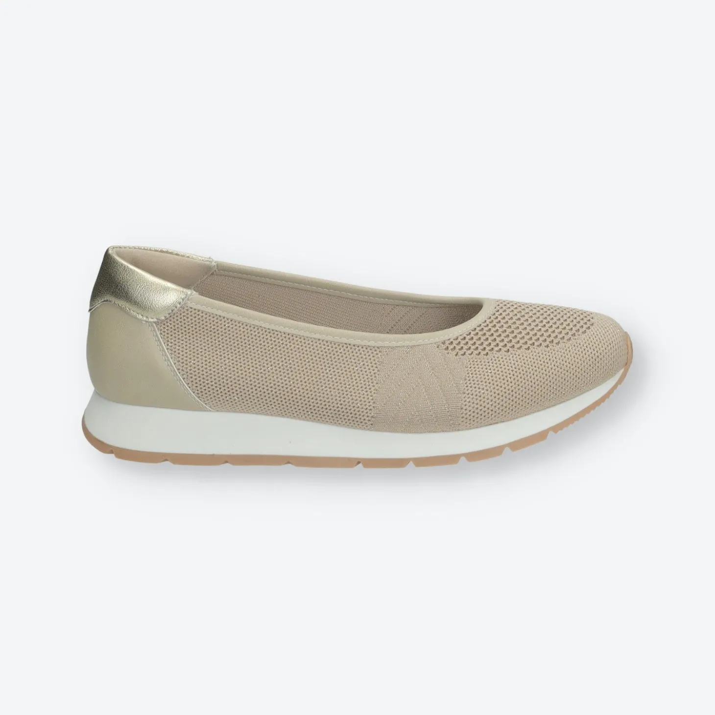 Sneakers con effetto calza