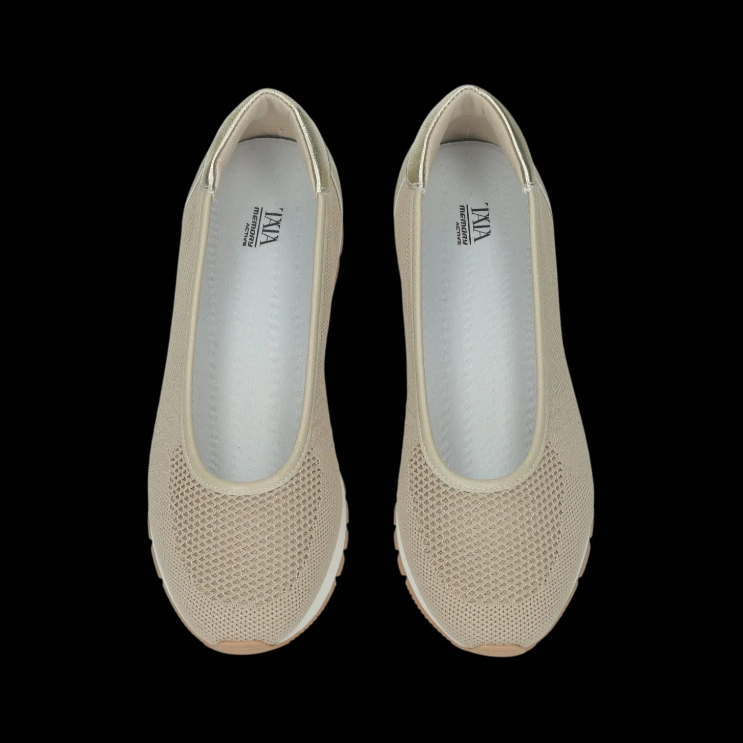 Sneakers con effetto calza