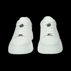 Sneakers con inserto in gioiello.Tacco alto 3cm