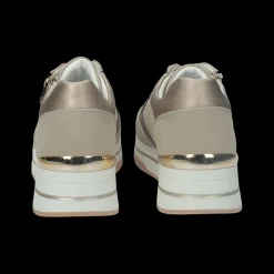 Sneakers con zip laterale.Tacco alto 3 cm