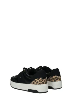 Sneakers donna black PU gomma – 1314409A