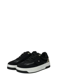 Sneakers donna black PU gomma – 1314409A