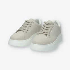 Sneakers platform con logo