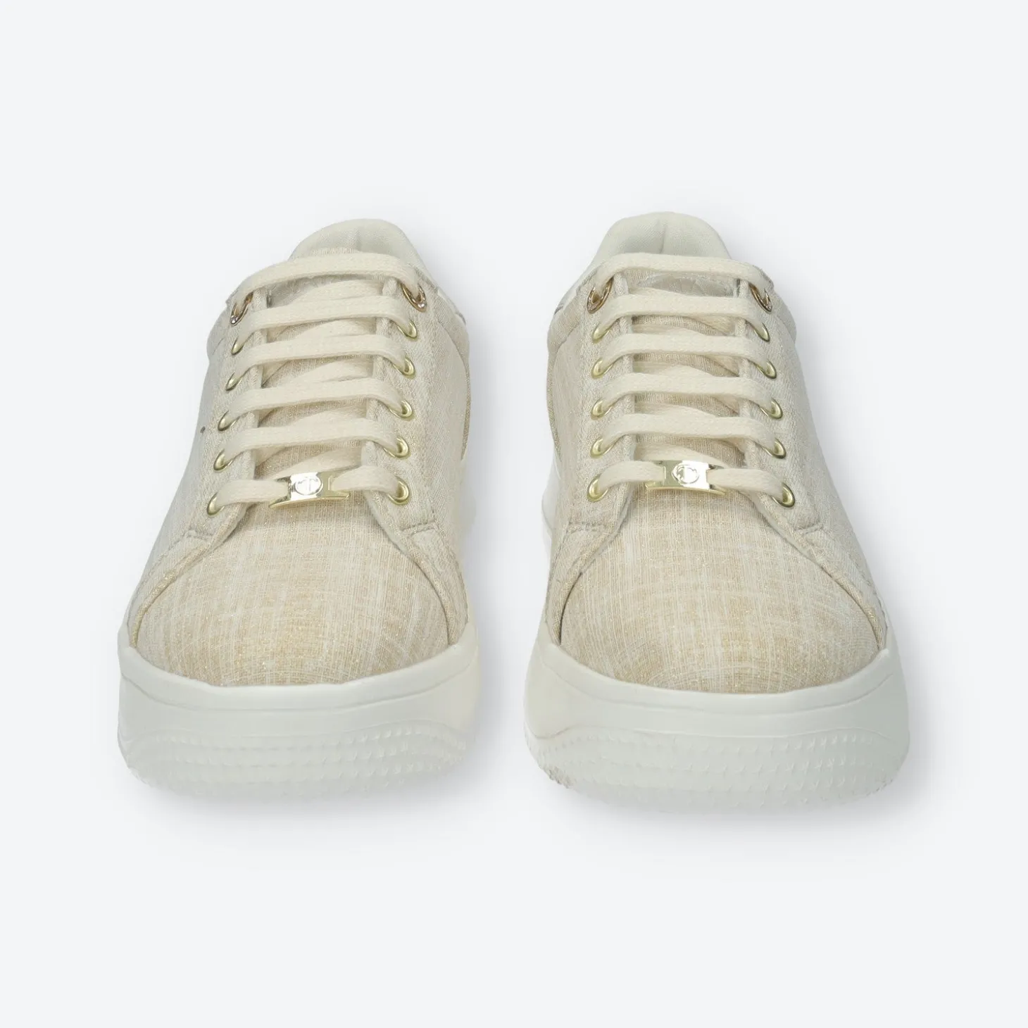 Sneakers platform con logo
