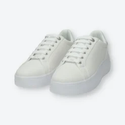 Sneakers platform con logo