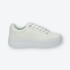 Sneakers platform con logo