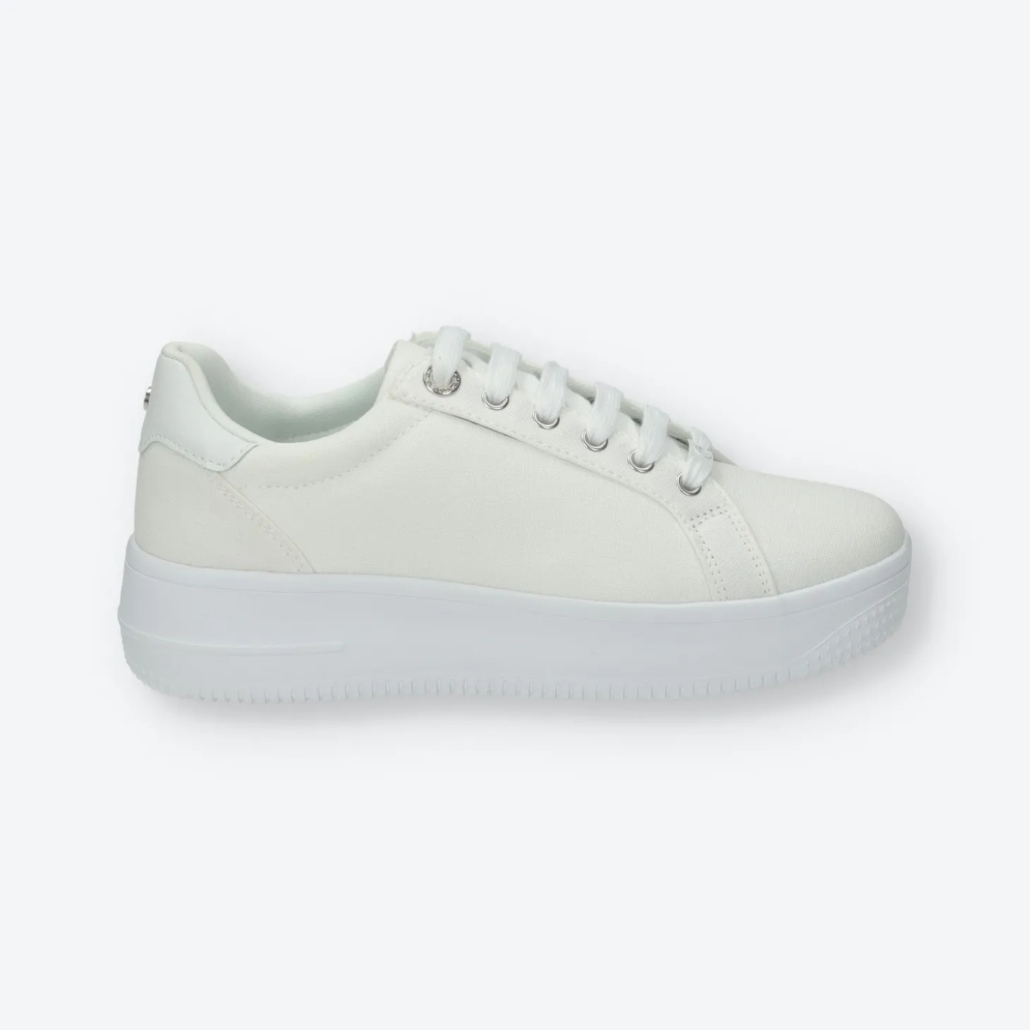 Sneakers platform con logo