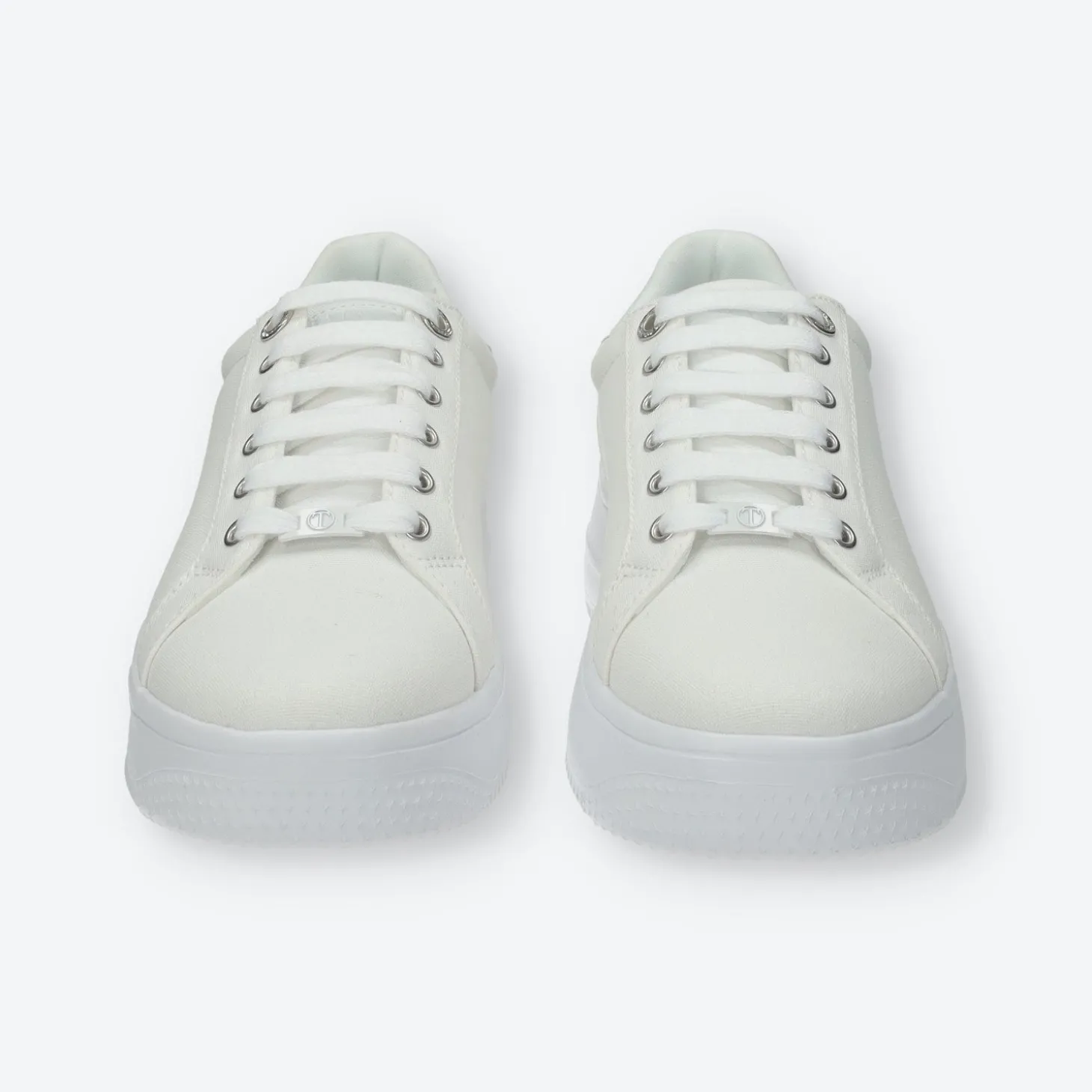 Sneakers platform con logo