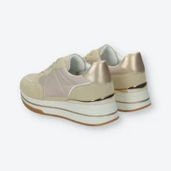 Sneakers platform.Tacco alto 4 cm