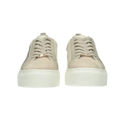 Sneakers ricoperte da strass. Tacco alto: 5 cm