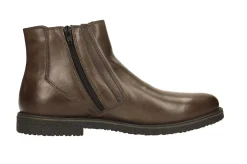 Stivaletti Chelsea grigi in vera pelle.