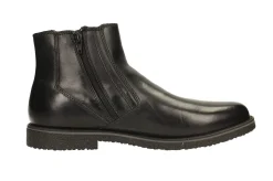 Stivaletti Chelsea grigi in vera pelle.