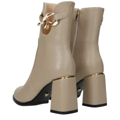 Stivaletti con catena.Tacco alto 8cm