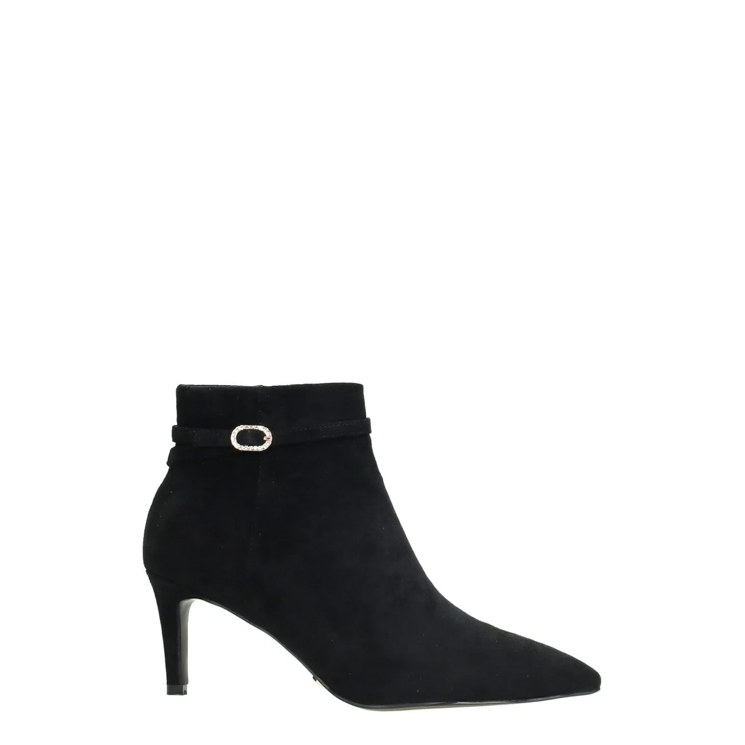 Stivaletti con cinturino in strass.Tacco alto 7cm