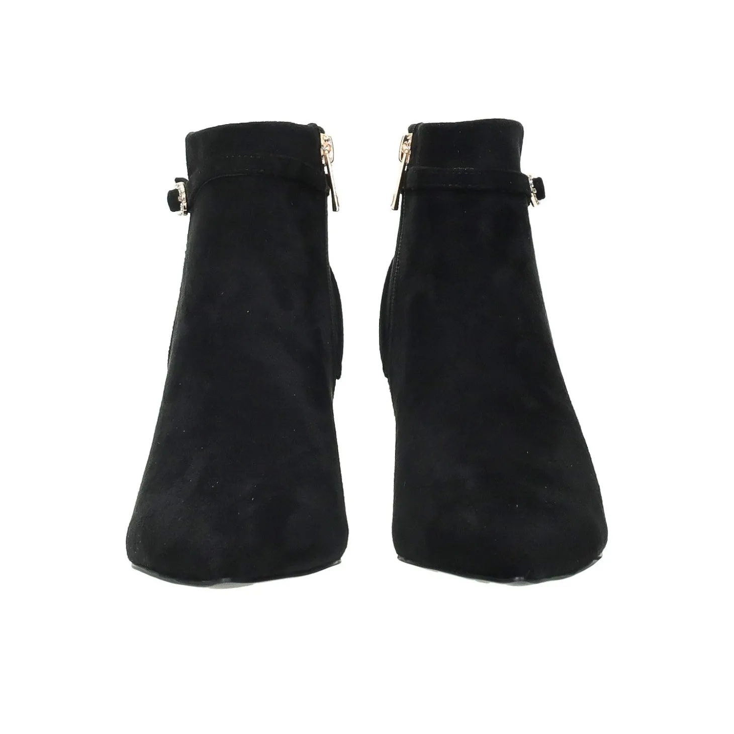 Stivaletti con cinturino in strass.Tacco alto 7cm