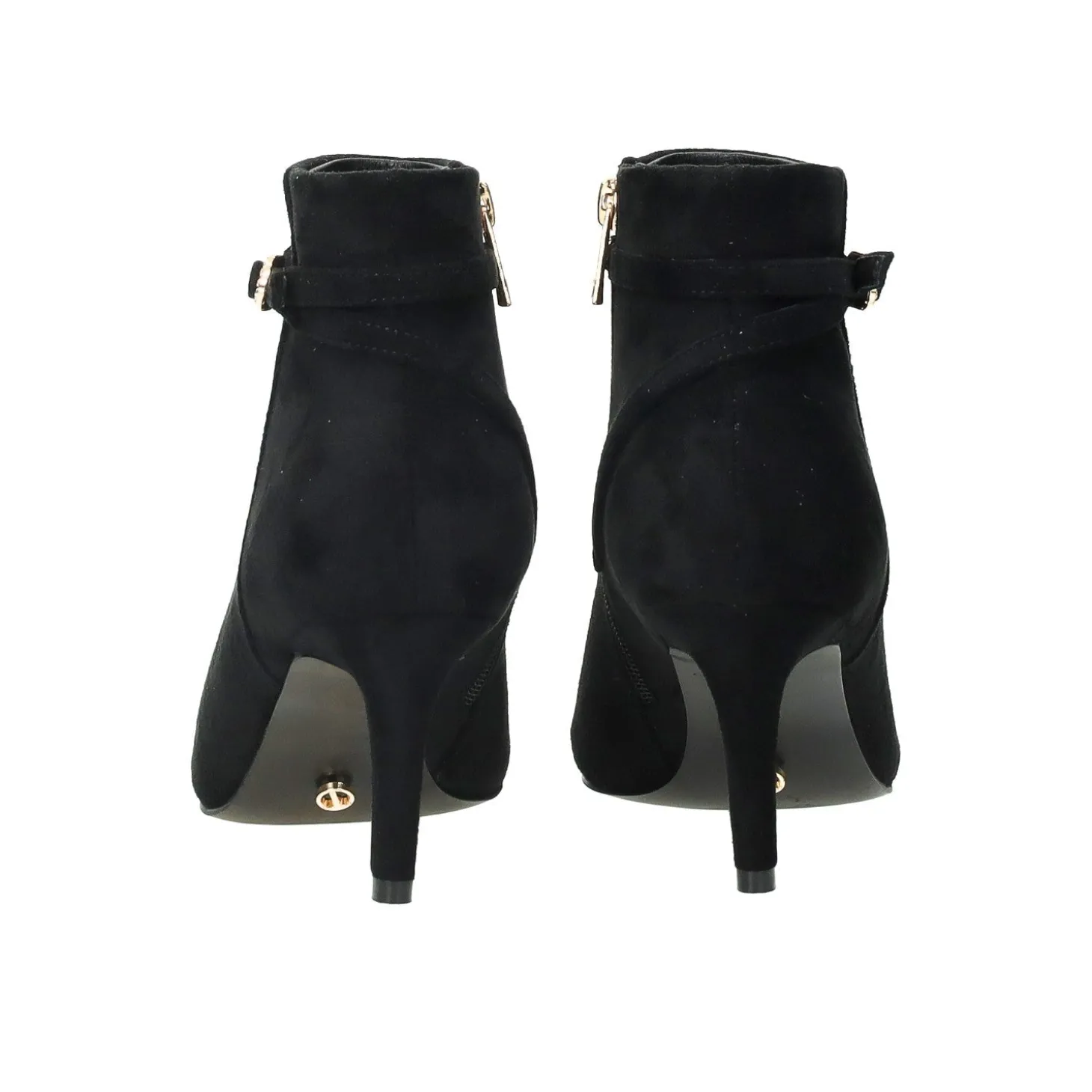 Stivaletti con cinturino in strass.Tacco alto 7cm