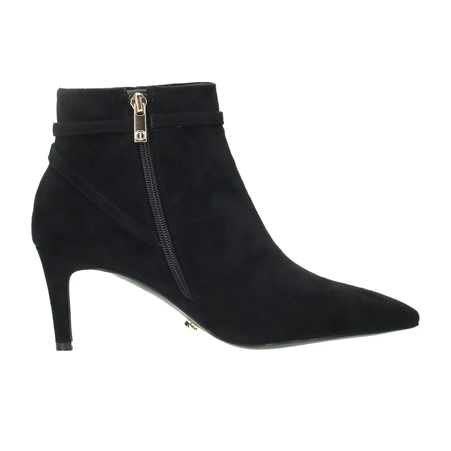 Stivaletti con cinturino in strass.Tacco alto 7cm