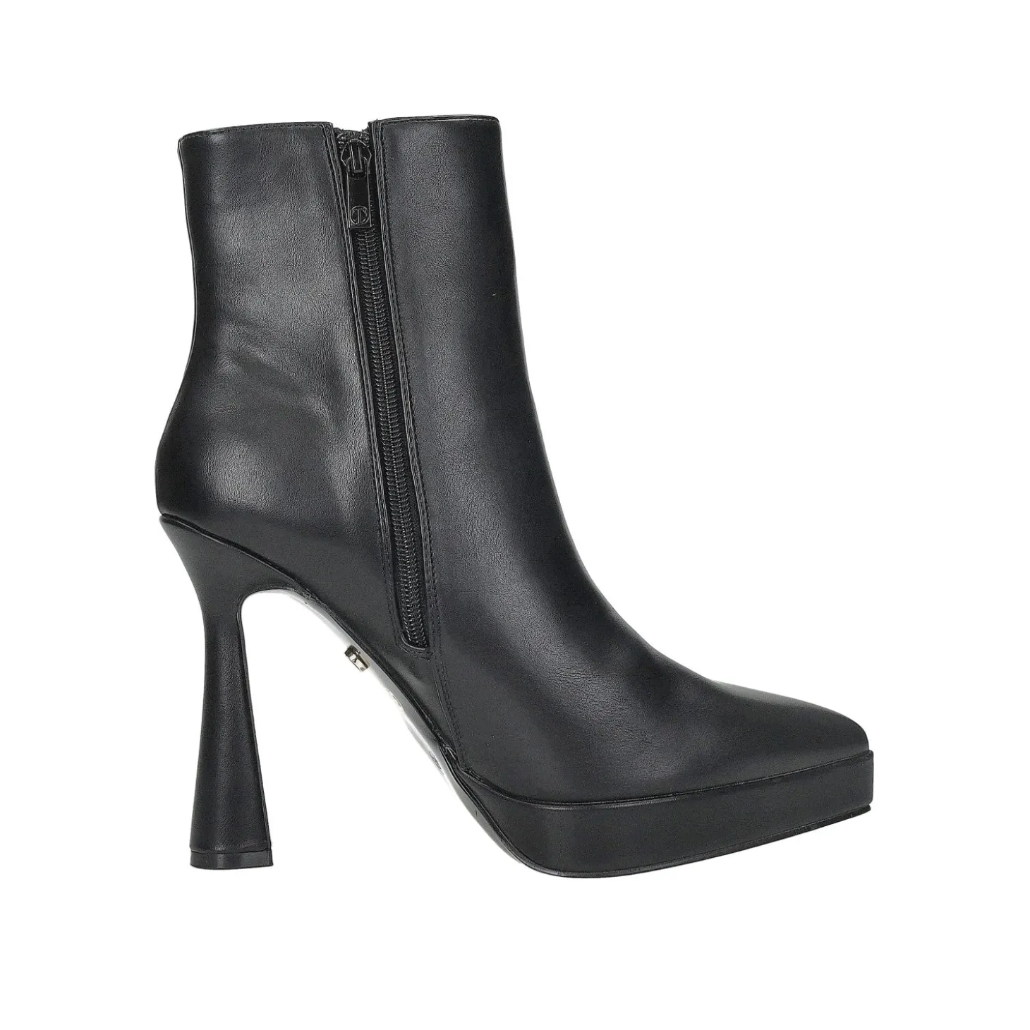 Stivaletti con dettagli stretch.Tacco alto 12cm