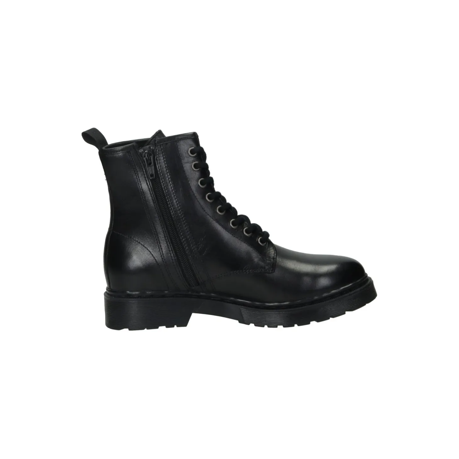 Stivaletti in vera pelle con suola carrarmato