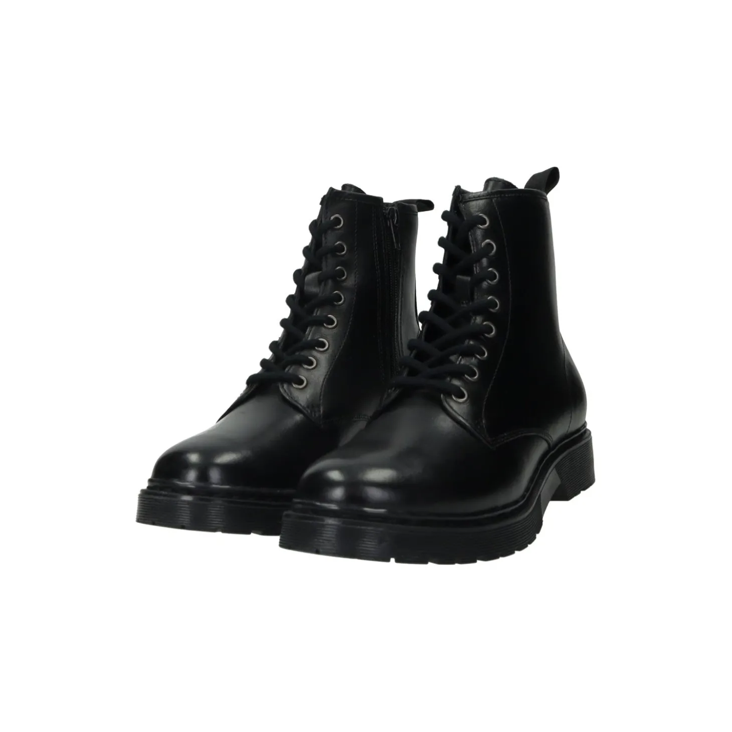 Stivaletti in vera pelle con suola carrarmato