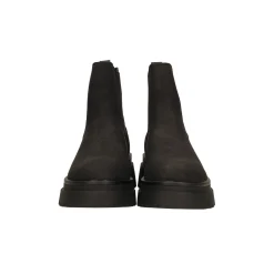 Stivaletti platform scamosciati. Tacco alto 5cm