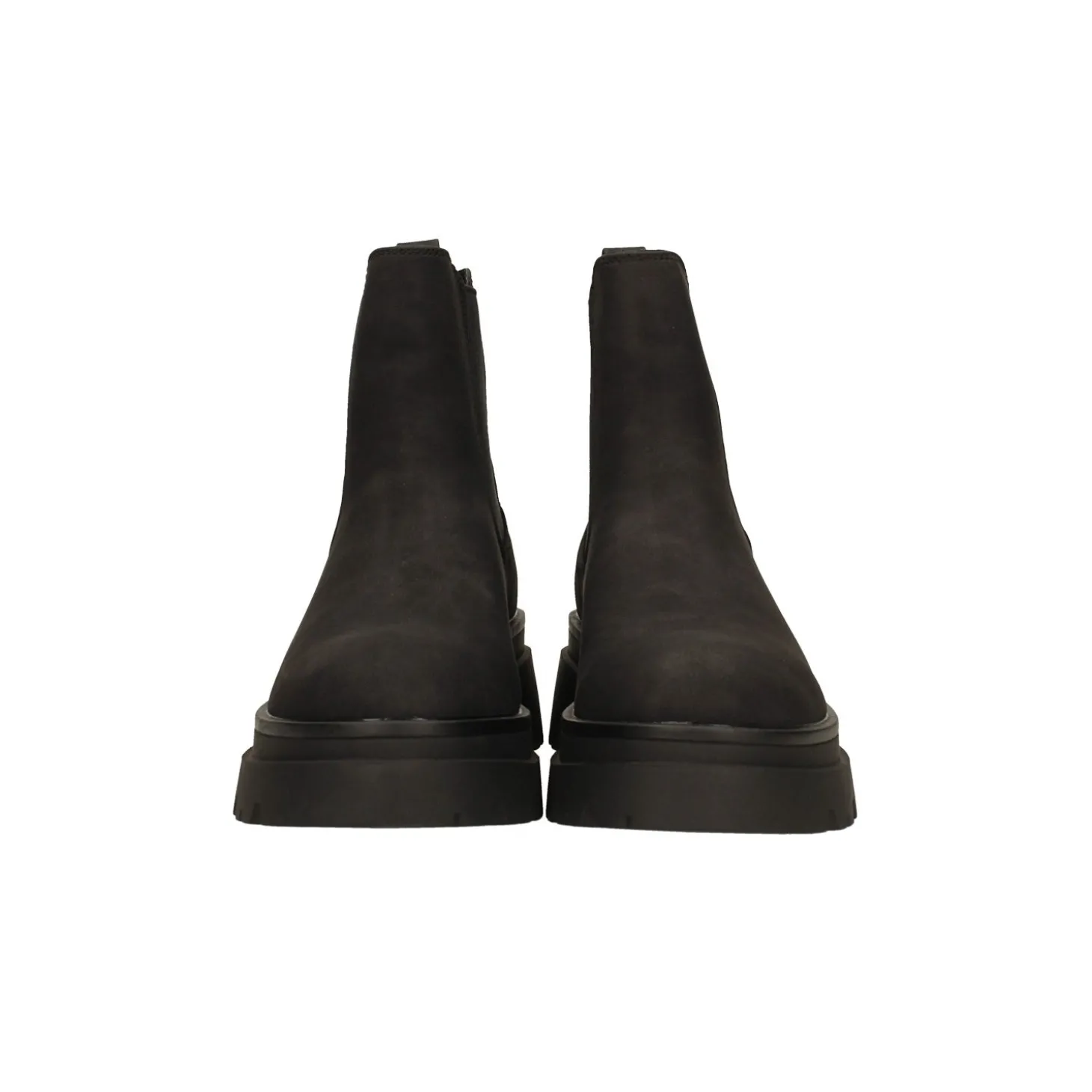 Stivaletti platform scamosciati. Tacco alto 5cm