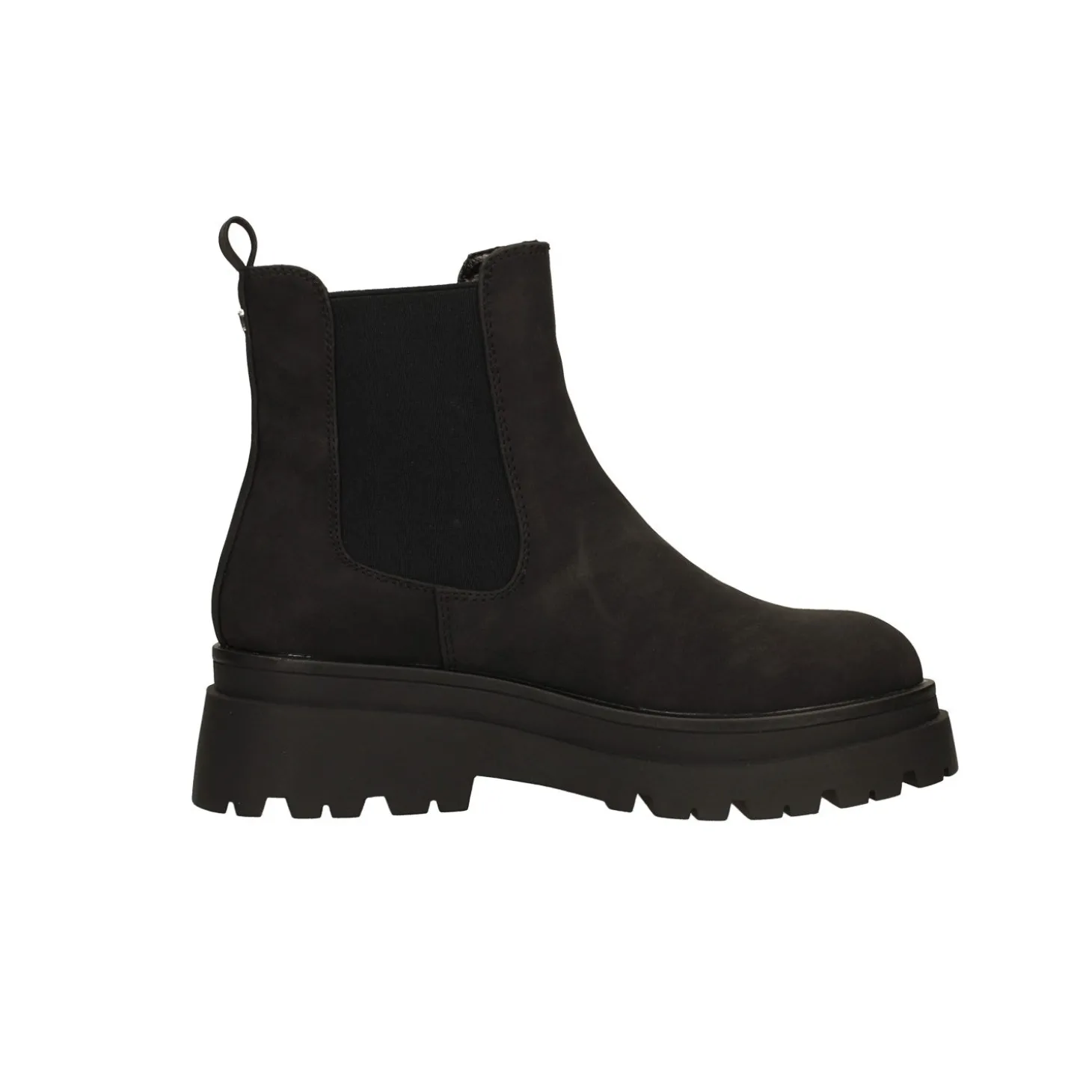 Stivaletti platform scamosciati. Tacco alto 5cm