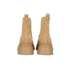 Stivaletti platform scamosciati. Tacco alto 5cm