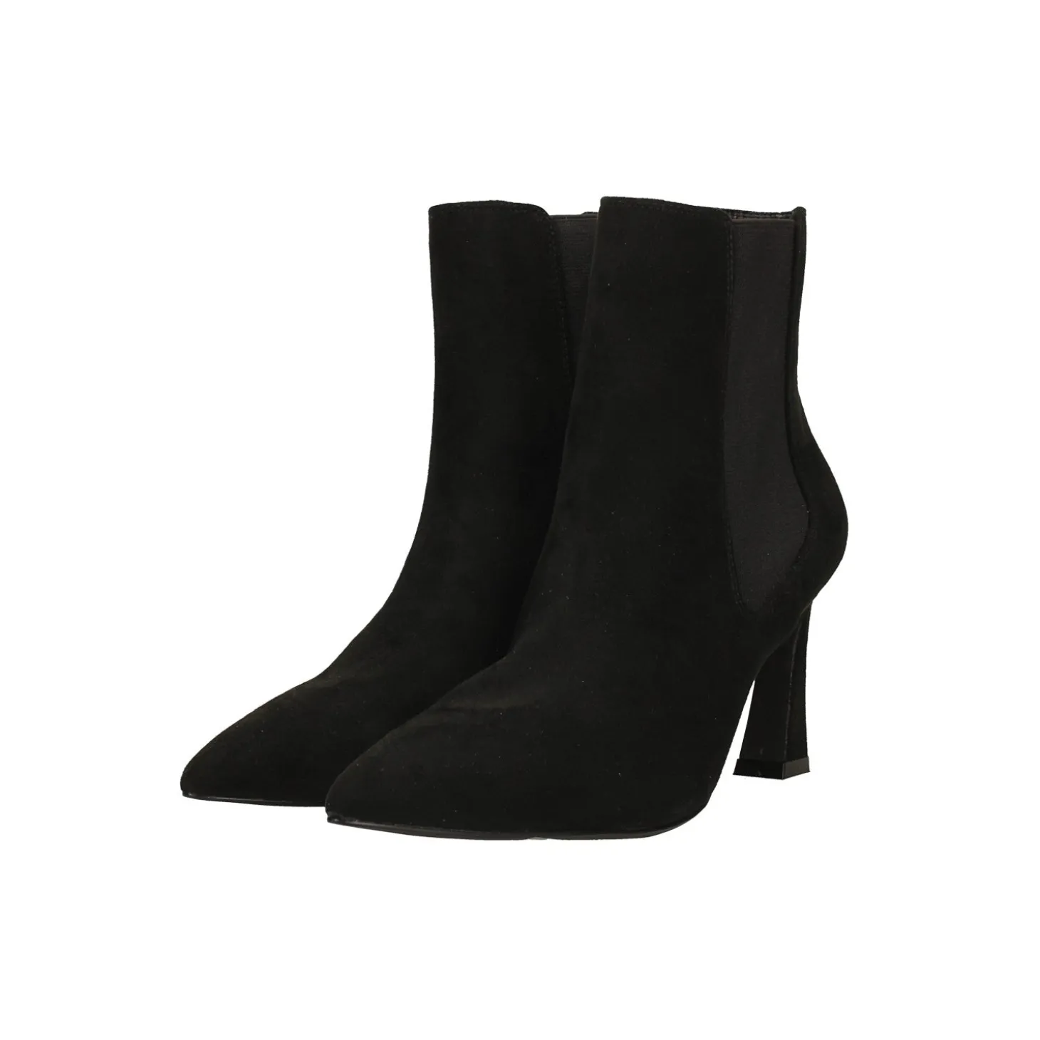 Stivaletti scamosciati a punta. Tacco alto 9cm