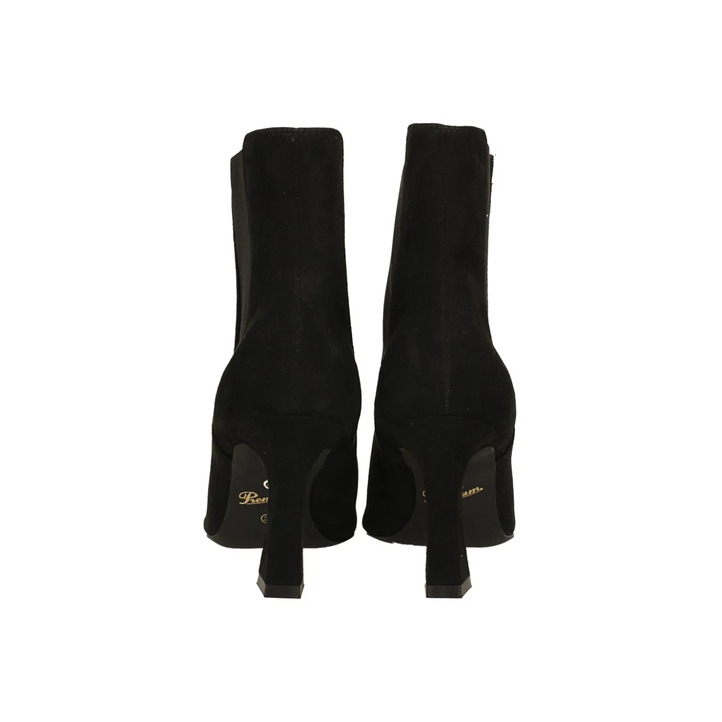 Stivaletti scamosciati a punta. Tacco alto 9cm