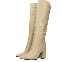 Stivali a punta con tacco largo alto 9cm