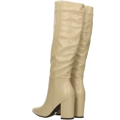 Stivali a punta con tacco largo alto 9cm