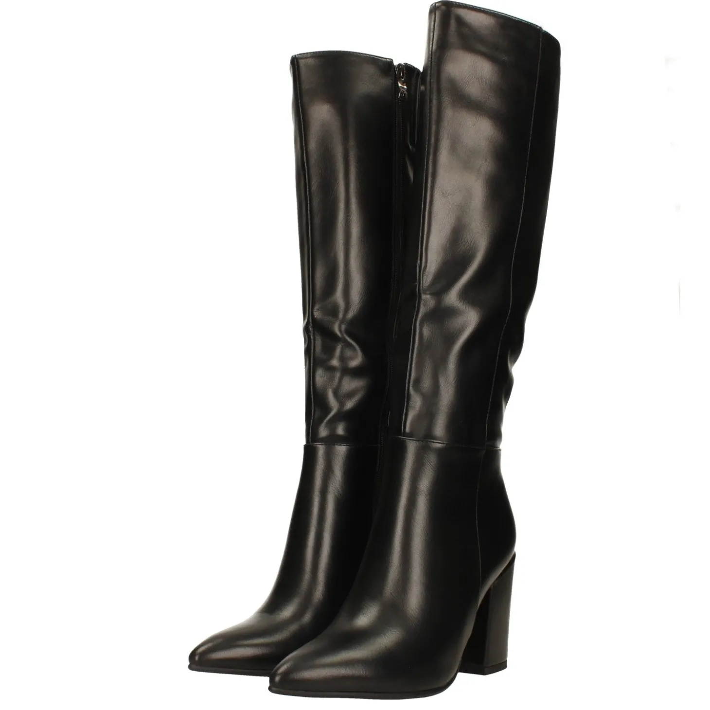 Stivali a punta con tacco largo alto 9cm