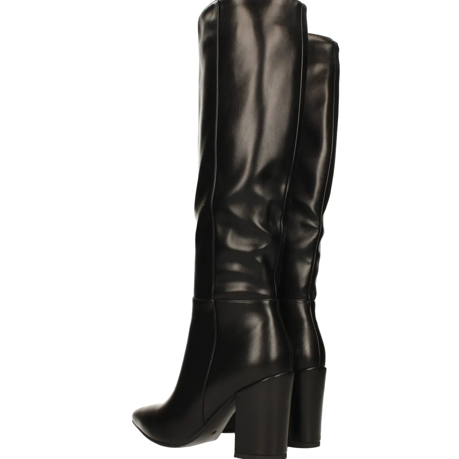 Stivali a punta con tacco largo alto 9cm