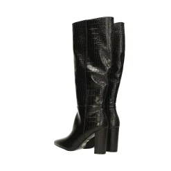 Stivali alti con stampa animalier.Tacco alto 8.5cm