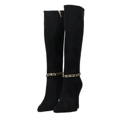 Stivali con catena.Tacco alto 11cm