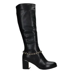 Stivali con catena.Tacco alto 5cm