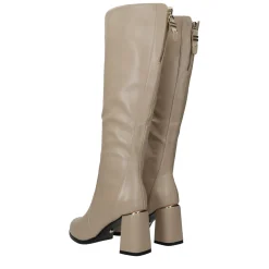 Stivali con doppia zip. Tacco alto 8cm