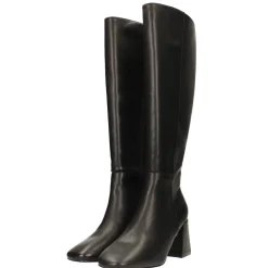 Stivali con punta squadrata e tacco largo alto 6.5cm