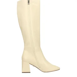 Stivali con punta squadrata e tacco largo alto 6.5cm