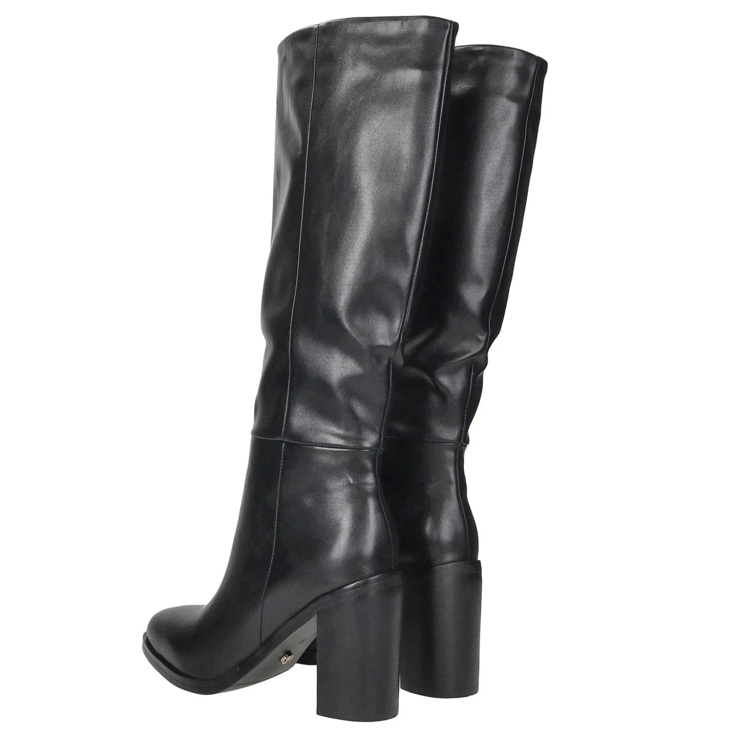 Stivali con tacco chunky. Tacco alto 7cm