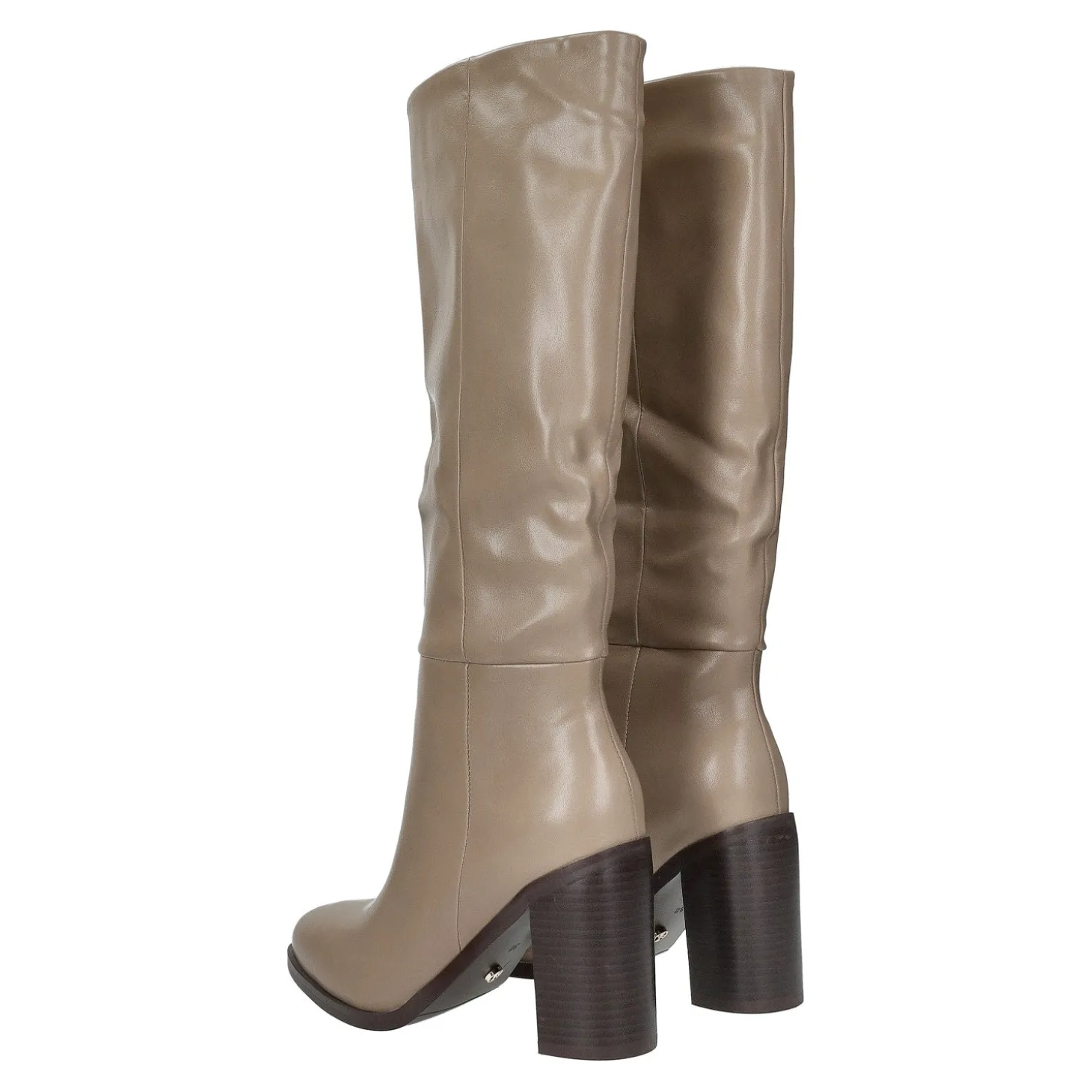 Stivali con tacco chunky. Tacco alto 7cm