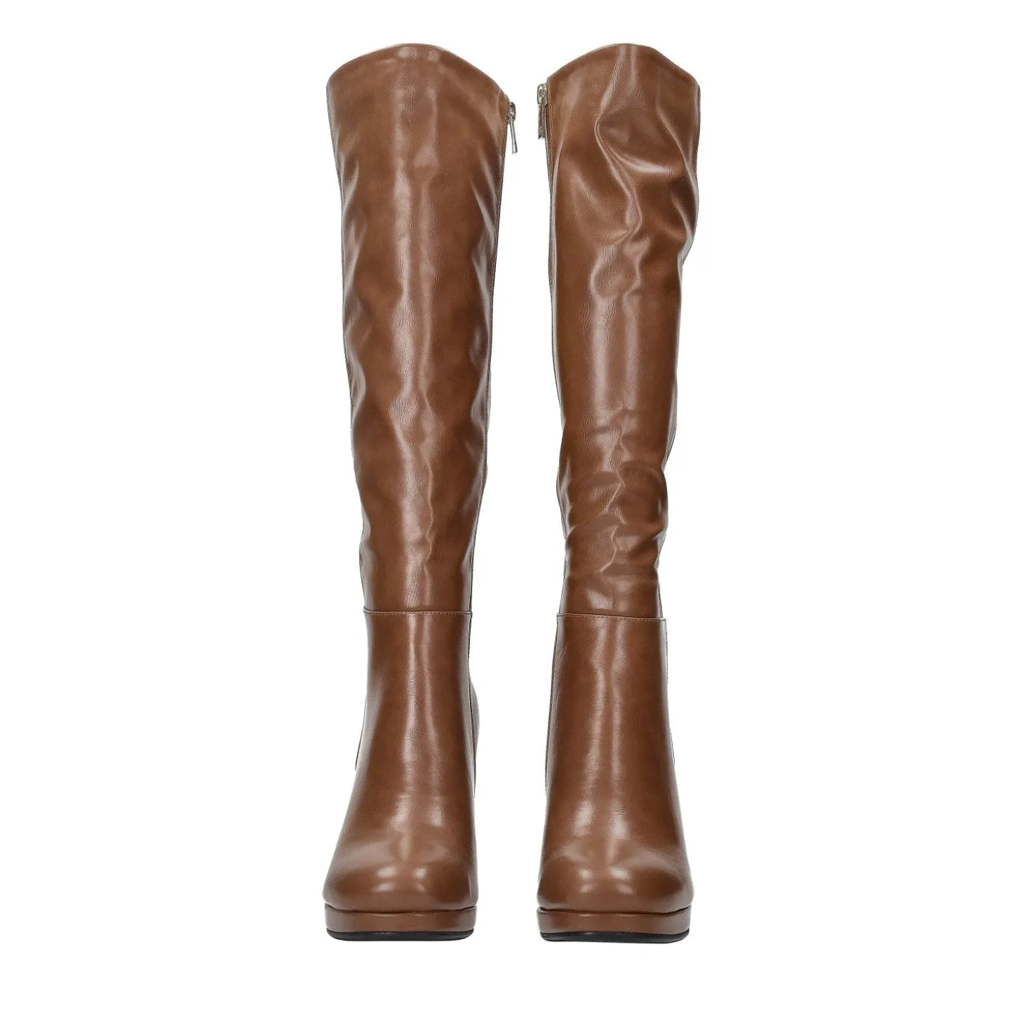 Stivali con tacco chunky. Tacco alto 7cm