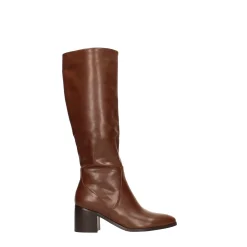 Stivali con tacco largo alto 6cm