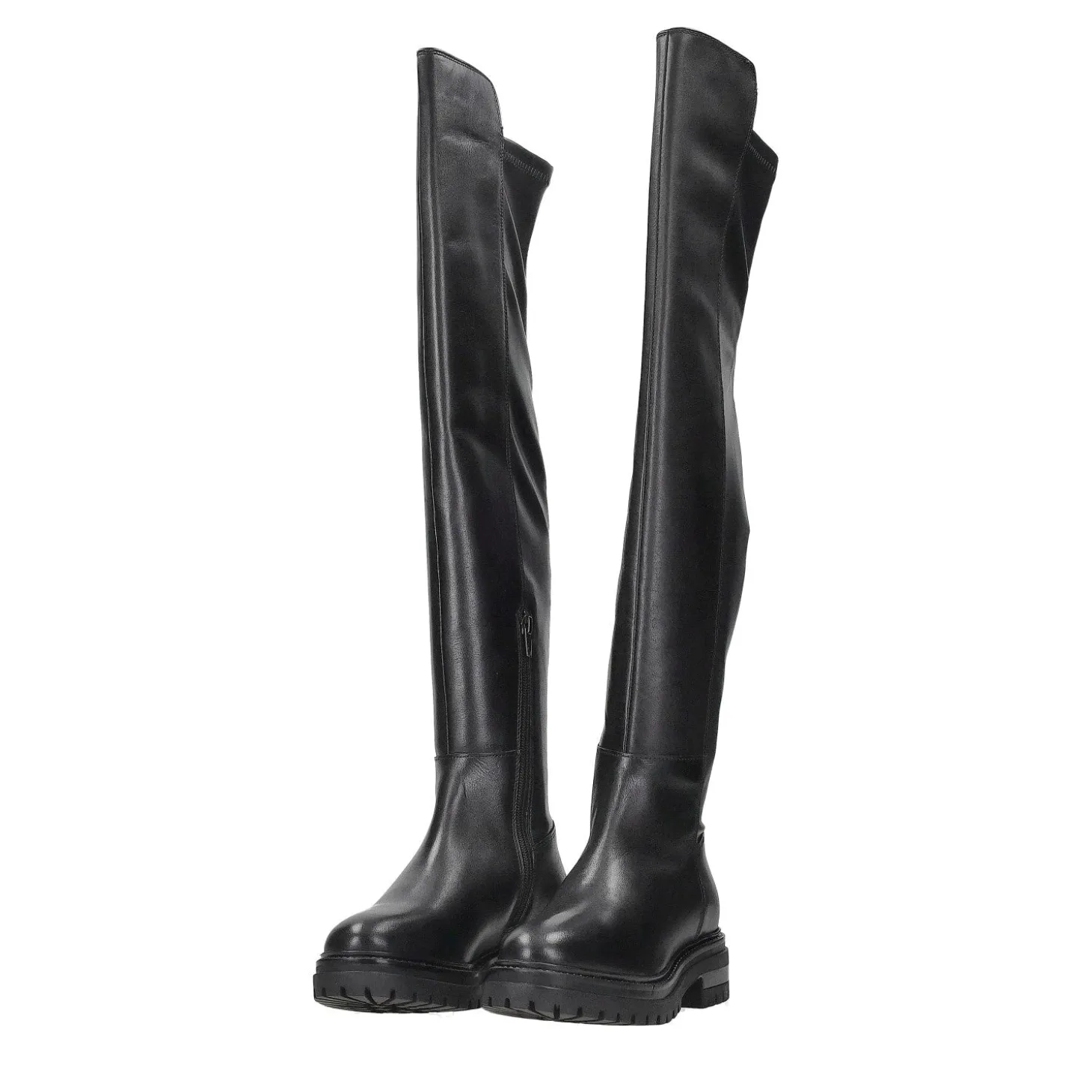 Stivali cuissardes svasati. Tacco alto 3cm