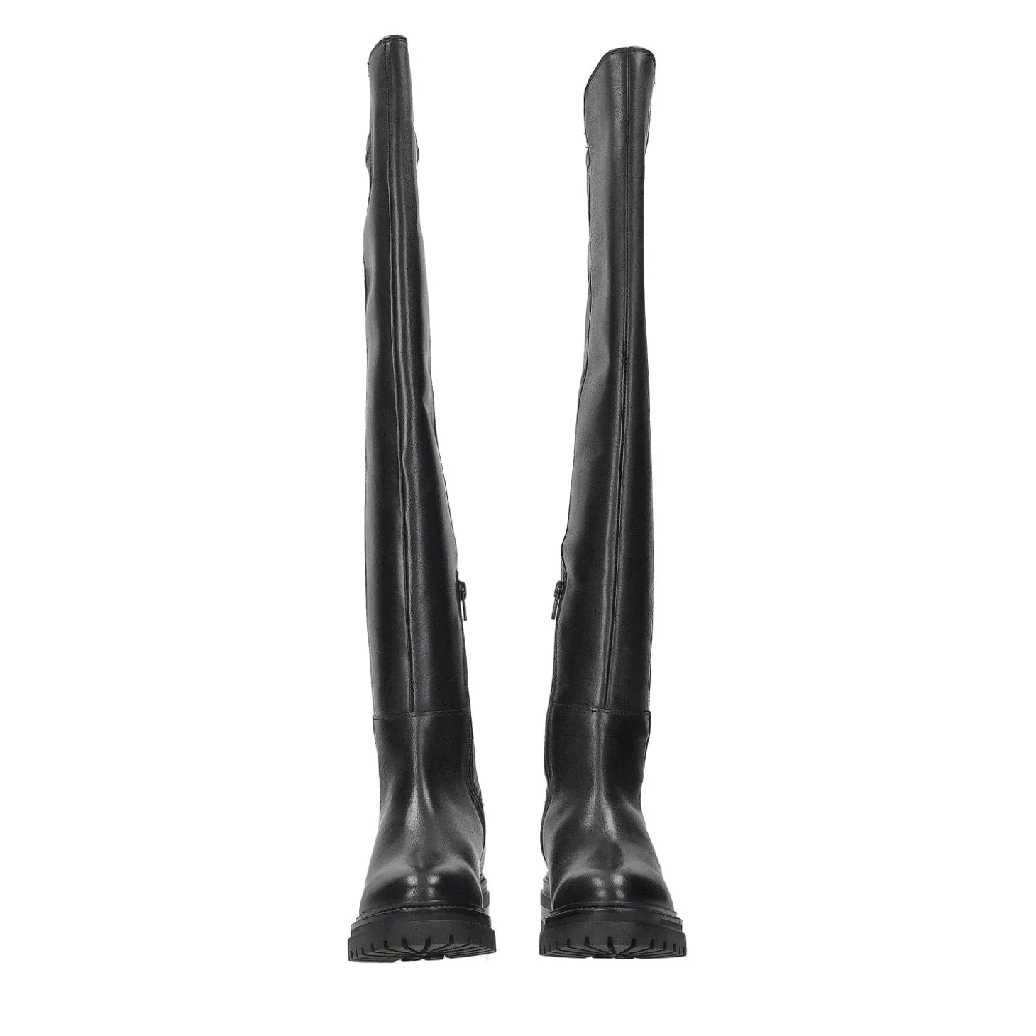 Stivali cuissardes svasati. Tacco alto 3cm